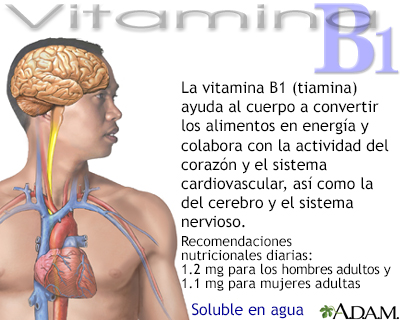 Beneficios de la vitamina B1