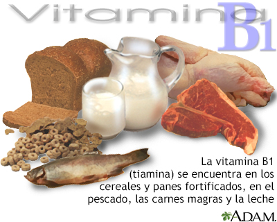 Fuentes de vitamina B1